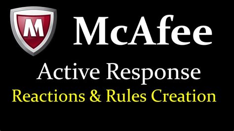 McAfee Active Response 08.2022