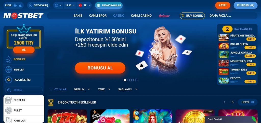 Mostbet - Site oficial de apostas esportivas e empresariais de jogos online
